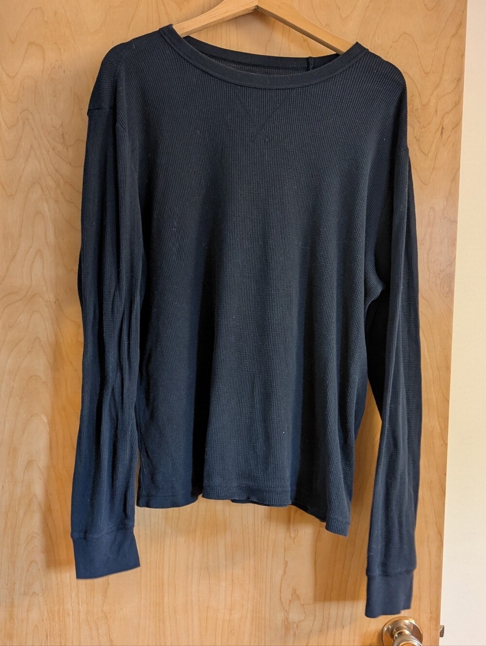 XL Long Sleeve Cotton Blend Thermal Shirt In Good Condition